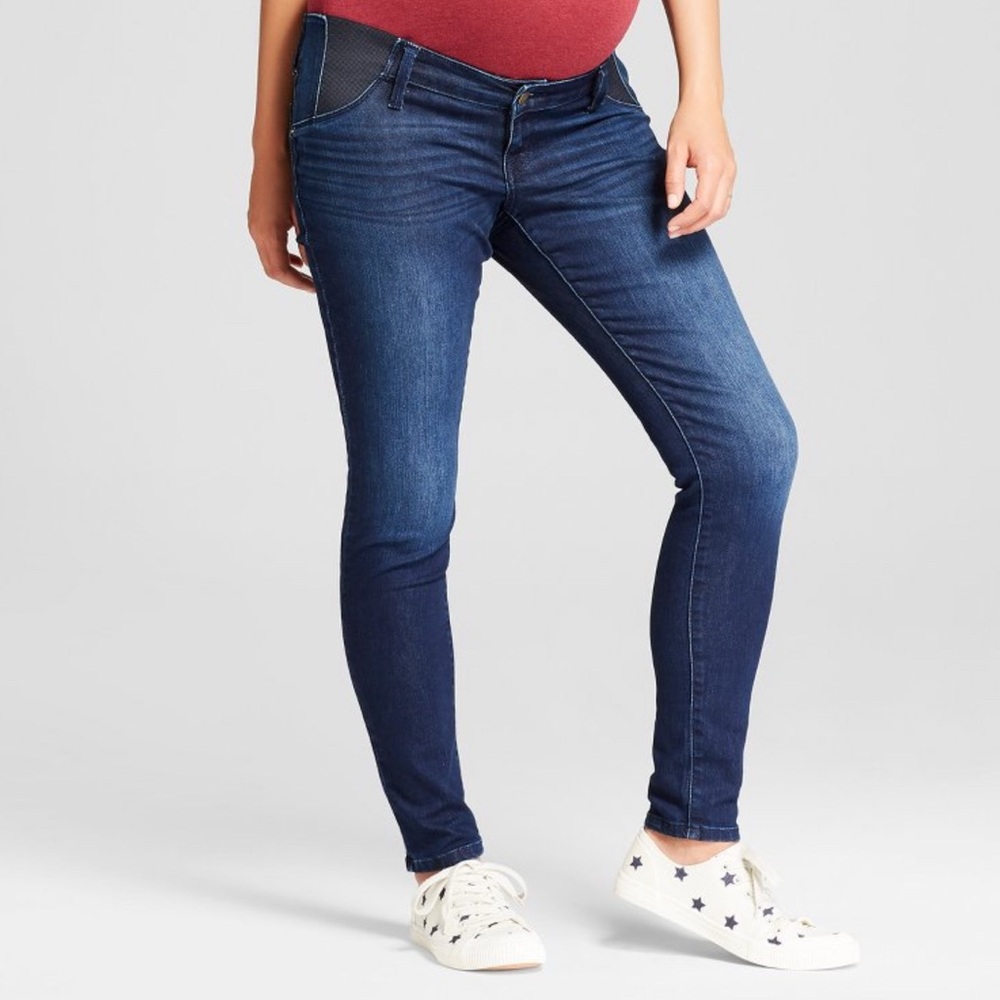 Under Belly Skinny Maternity Jeans